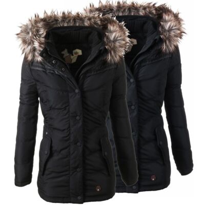 Khujo Damen Winter Stepp Jacke WINSEN 3 warm gefüttert mit Kapuze 1105JK183