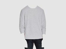 184 Bloomingdales Men's Gray Crewneck Sweatshirt Long Sleeve Sweater Size XL