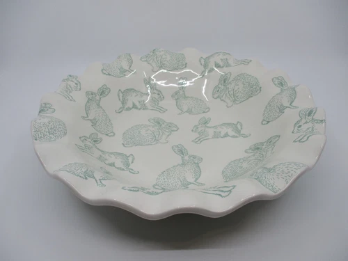 Coton Colors Speckled Rabbit Ruffle Bowl - Thumbnail 2