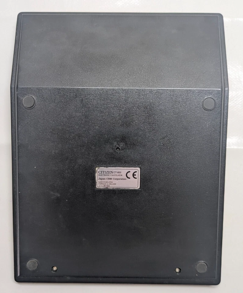 Citizen SDC 8001 Electronic Calculator Solar Panel Vintage 1979 Japan - Image 4 of 4