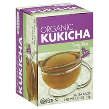 Eden Foods Kukicha Twig Tea Organic 16 bags (Pack of 12)