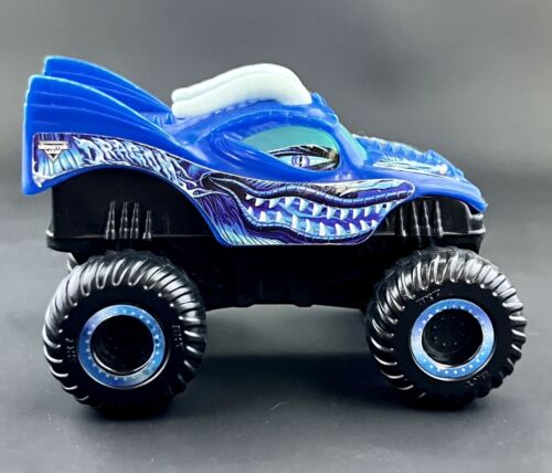 McDonalds Happy Meal 2019 Ford Monster Jam Dragon Blue Plastic Pick-Up Truck   - Picture 1 of 7