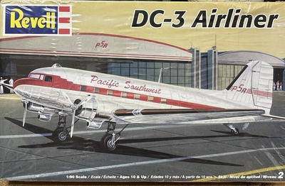#ad Revell DC 3 Airliner Pacific Southwest Model Kit New Sealed 1:90 $19.99