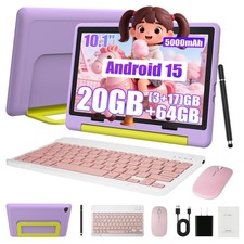 KOTSREN 10.1" Andriod 15 Kinder Tablet 2026 24GB+64GB 6000mAh IPS Widevine L1