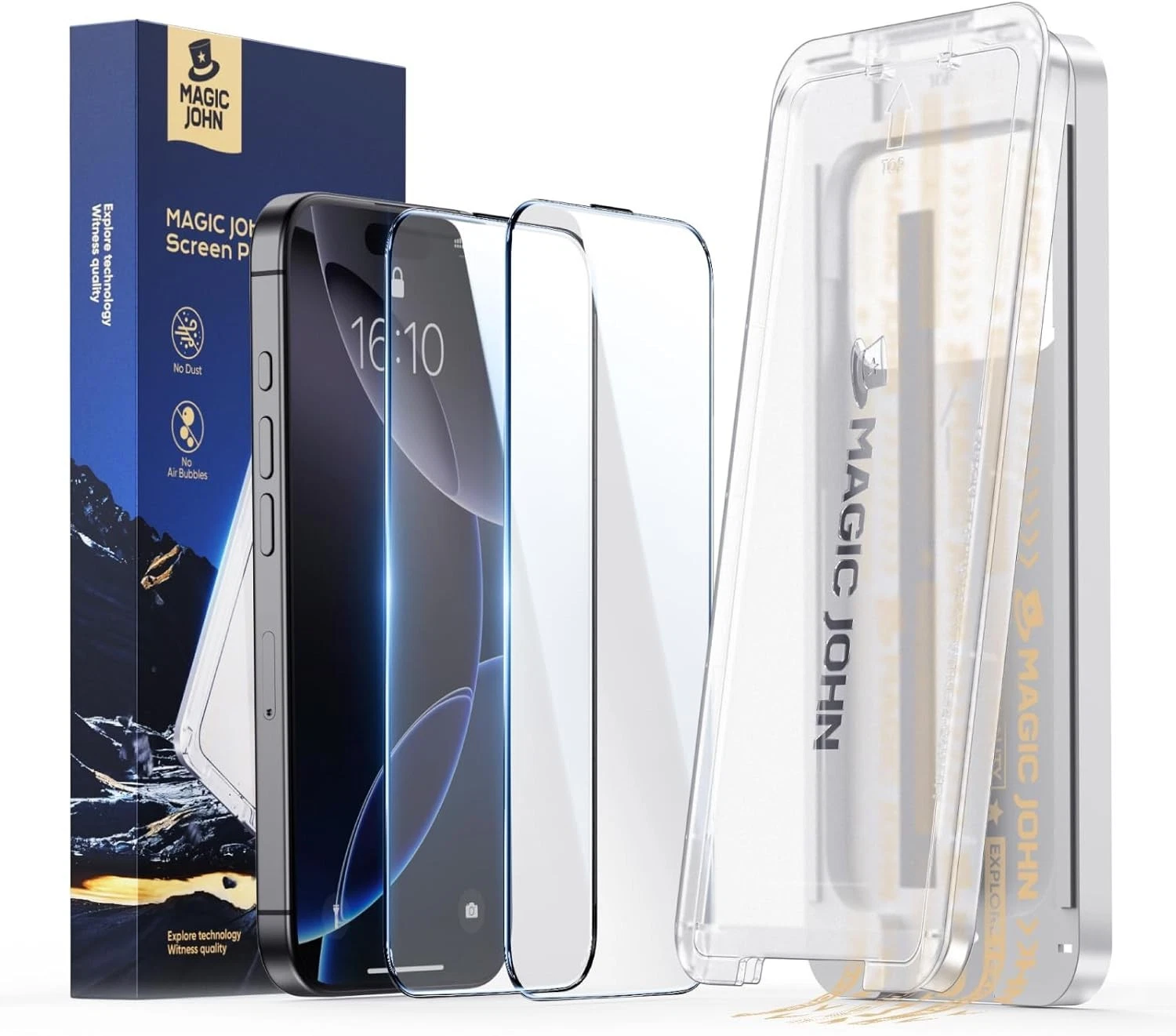 3rd Gen Upgraded for iPhone 16 Pro Max Screen Protector 6.9 inch, HD Clear 2 pcs