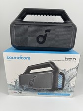 Anker Soundcore Boom V2 Wireless Bluetooth Speaker Black A3138 Open Box