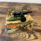 MATCHBOX LESNEY SUPERFAST No 32 Field Gun with original box in good shape