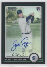 2010 Bowman Chrome Refractor Rookie Auto 249/500 Scott Sizemore #199 Auto 0a7