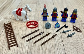 Complete 1984 Castle Lion Knights Siege Tower Set #6061 with Instructions