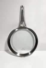 Calphalon Premier Space Saving Flat Glass Lid Long Handle For 8” Pan, Lid Only