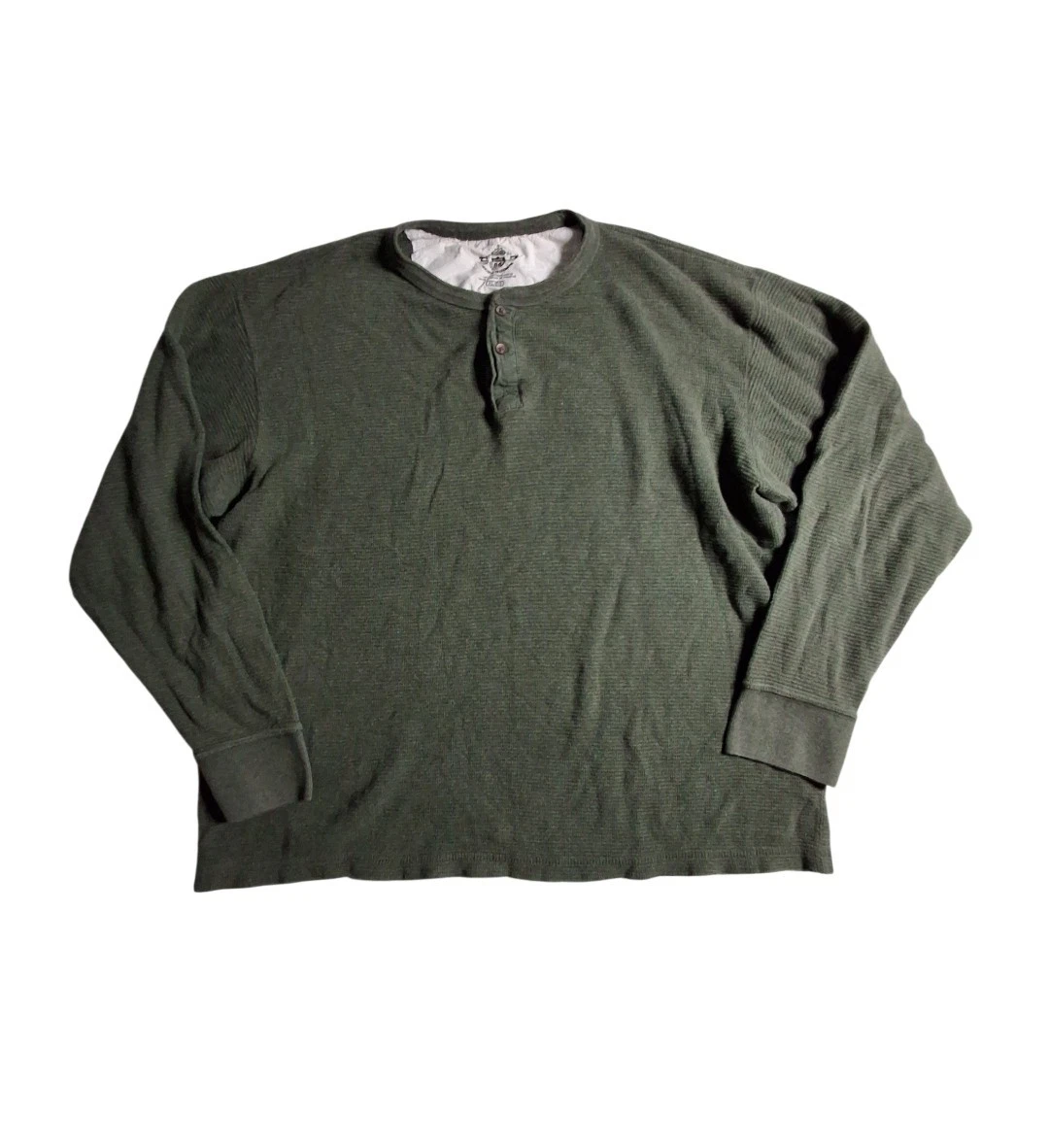 Maglietta Uomo Vintage Stile Route 66 - Marrone, Manica Lunga In Morbido Poliestere