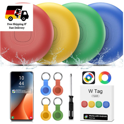 Air Tracker Android 4 Stück Bluetooth Tracker Schlüsselfinder Gepäckfinder