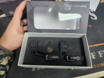 Tier-One QD Cantilever Monomount Scope Mount 36mm Black Zero compromise zco 