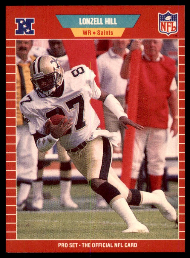 1989 Pro Set #268 Lonzell Hill RC