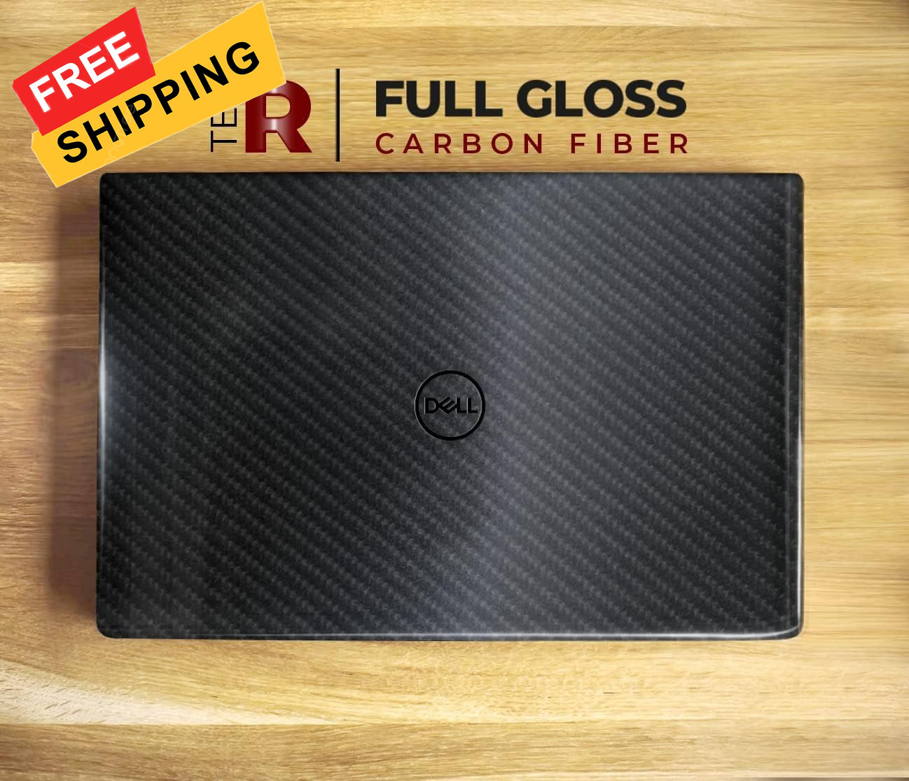 VViViD Super Gloss Black Carbon Fiber Tek Art 1ft x 5ft, black