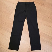 American Giant Ponte Straight Leg Pants Womens Size 2 Black Made in USA Workwear