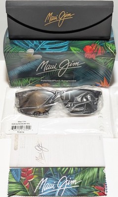 NEW Maui Jim Pulama Black Polarized Neutral Grey Lens Sunglasses