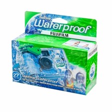 Fujifilm 2-PACK QuickSnap 800 Waterproof 35mm One-Time-Use Disposable Camera, 27
