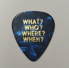 Eric Clapton &bull; The Mysterious What? Who? Where? When? Guitar Pick &bull; Authentic 