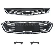 Front Upper Lower Grille Kit For 2016 2017 2018 2019 Chevy Cruze Sedan Model