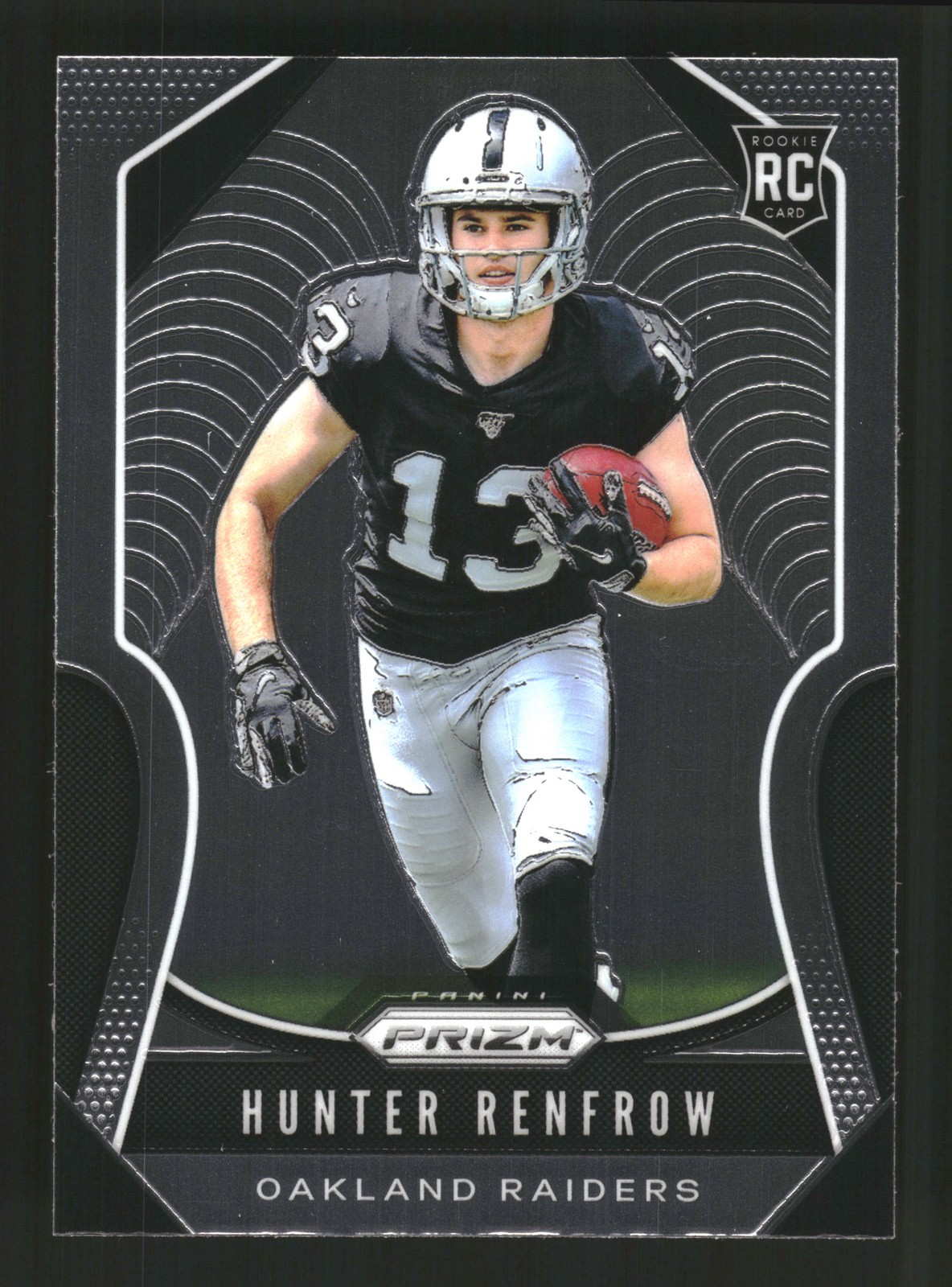 Hunter Renfrow 2019 Panini Prizm #357 Oakland Raiders