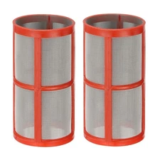 1 Pair 200 Mesh In-Line Strainer Stainless Steel Filter Screen Replacement