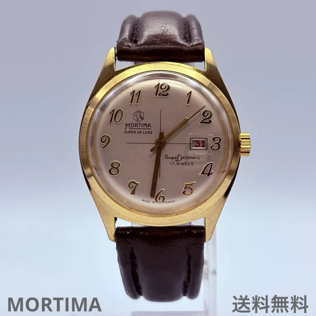 MORTIMA モルティマ 手巻き 腕時計 17石 Super スーパーデラックス DE