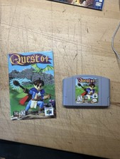 Authentic Original N64 Quest 64 Game And Manual Working Nintendo 64
