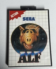 Alf Sega Master System Complete W/ Manual & Poster Very Nice Condition