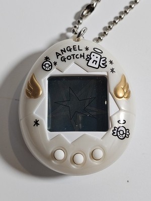 Bandai 1997 Tenshitchi No Tamagotchi Angel With Case Clear Glitter