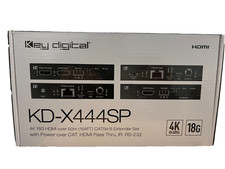 Key Digital KD-X444SP 4K 18G HDMI over 50m CAT5e/6 Extender Set