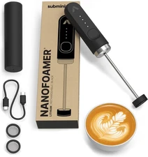 Subminimal NanoFoamer Lithium Performance Milk Foamer | USB-C Rechargeable, IP4 