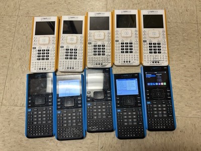 Texas Instruments TI-Nspire CX II/CX Ii CAS Graphing Calculators 10 Calculators