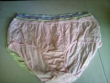 NWOT Assorted Comfort Choice 4 Pair Pack Cotton Brief Panties Size 12