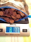 OVER 8 Lbs 1940s  1950s Wheat Cents  Mixed Mostly PD maybe some S