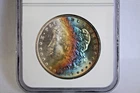 1887 NGC MS64 STAR Toned Morgan Silver Collar Battle Creek Collection