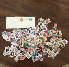 LOT OF 450 U.S. POSTAGE STAMPS FROM 1900-2025 most Used