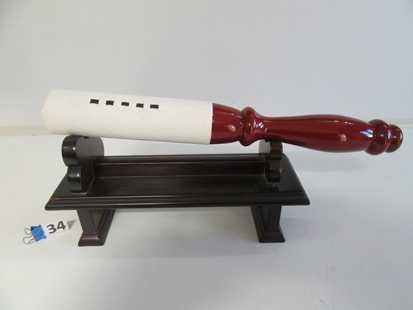 PALO STICK  31 CM Y SOPORTE CAMPANA ALTAR BUDISTA ZEN JAPONÉS ORIN CUENCO (34)