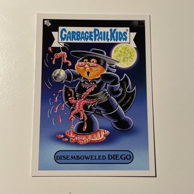 2022 Garbage Pail Kids Book Worms Disemboweled Diego Card #9b