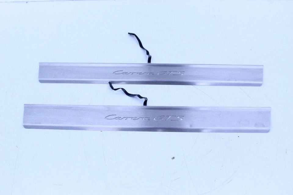 2011 Porsche 911 997 GTS Door Sill Trim Plate Illuminated Right Left Pair OEM Us Foto 2 de 4