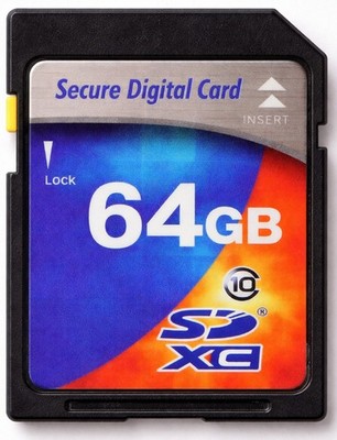 Neu 64GB SD XC Class 10 64 GB Speicherkarte für Kamera CANON EOS 1200D