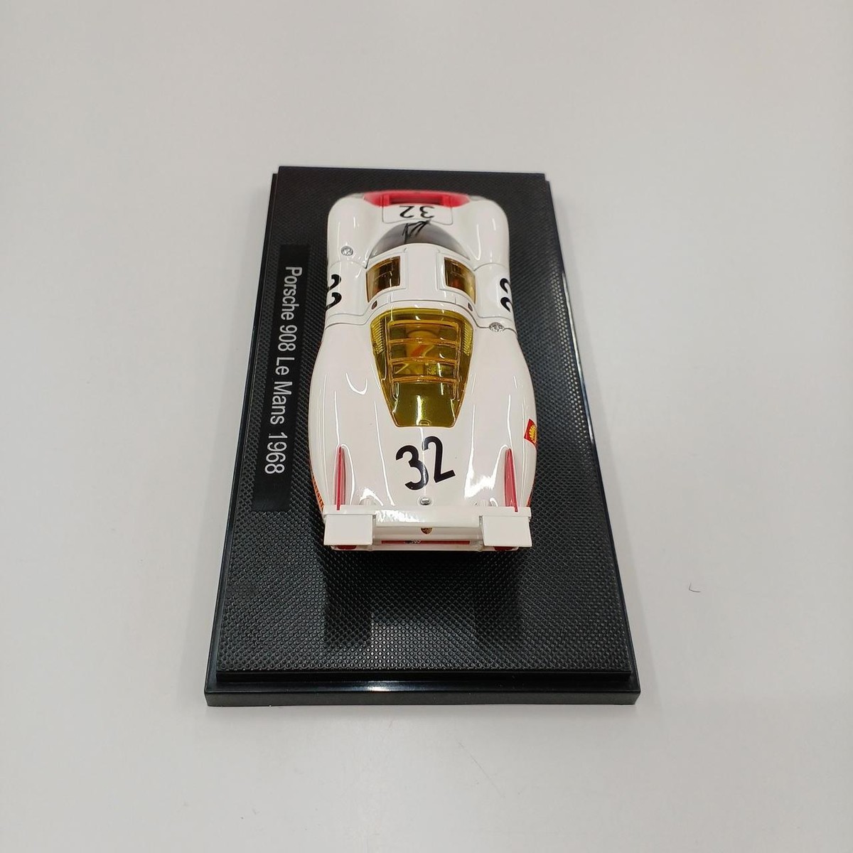 EBBRO Minicar 1/43 PORSCHE 908 LE MANS 1968 WHITE/RED Used