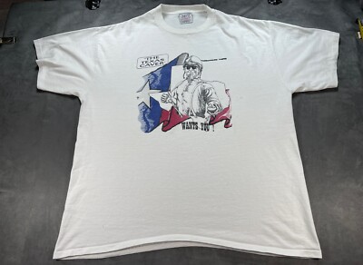 The Texas Caver Wants You Magazine Explore white Single Stitch 2XL Vintage Shirt
