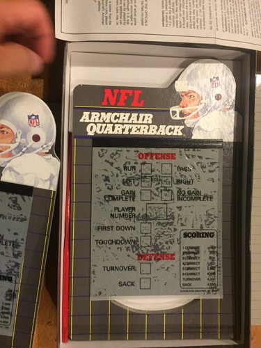 Vintage NFL Armchair Quarterback Ultimate TV Football Game 1986 Tradewind - Bild 4 von 5