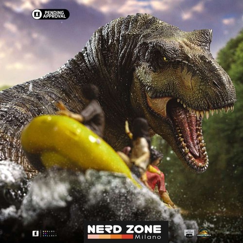 PREORDER 30 % IRON STUDIOS Jurassic World Rebirth T-Rex River Scene 1/20 Statue - Imagen 2 de 5