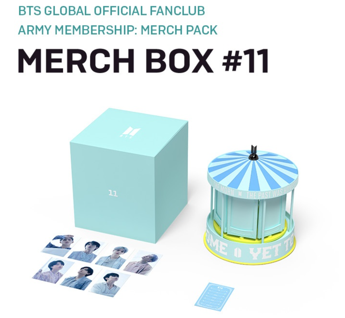 BTS Official Merch box #11 Orgel PC Full set RM JIN SUGA J-HOPE