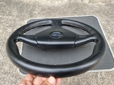 Momo Recaro Special 370mm Black Leather Steering Wheel