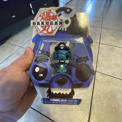 Bakugan Pirate Cubbo BLUE w/ Hat & Eyepatch Cosplay Pack Spin Master NEW, NIB