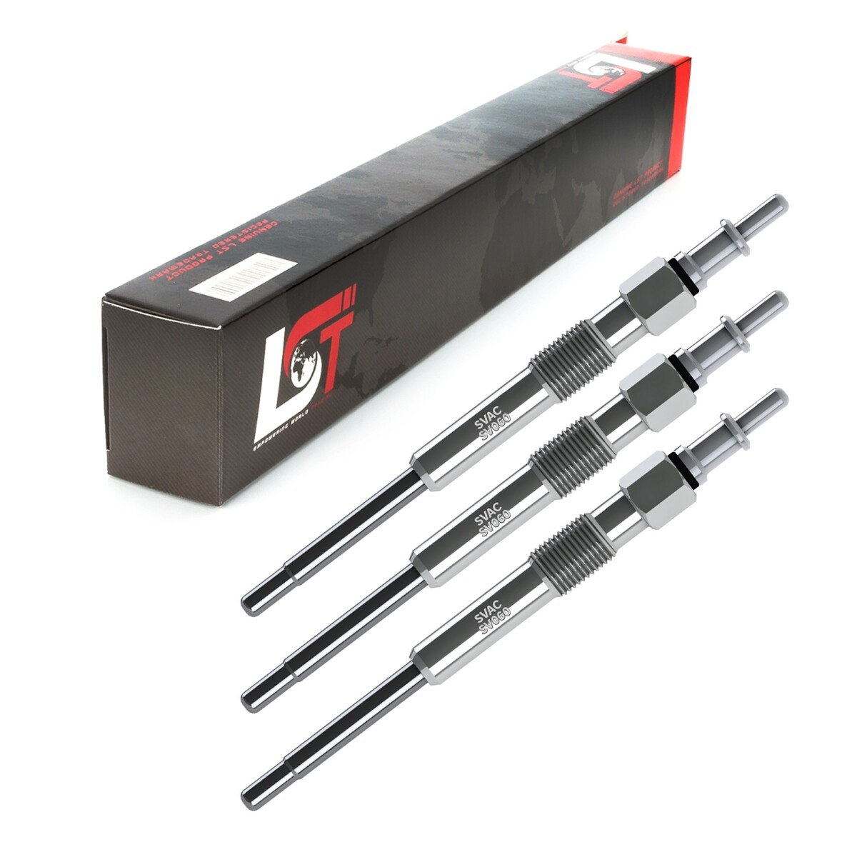 3x GLOW PLUG ROD GLOW PLUG for SMART CITY-COUPÉ 450 0.8 CDI 30 KW 11.5 VOLT