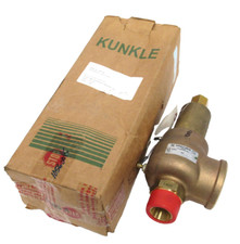 NEW KUNKLE 918BGFV01-JE-0015 RELIEF VALVE 1-1/4" 15 PSIG 63GPM 918BGFV01JE0015